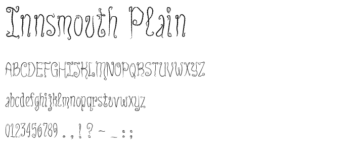 Innsmouth Plain font